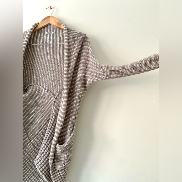Buffalo David Bitton Knit Cardigan Sweater Beige/Cream with Pockets - Picture 5 of 5